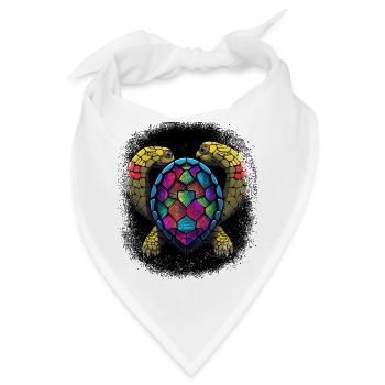heart activist tshirts equality bear lgbt - Bandana - Weiß - Vorne