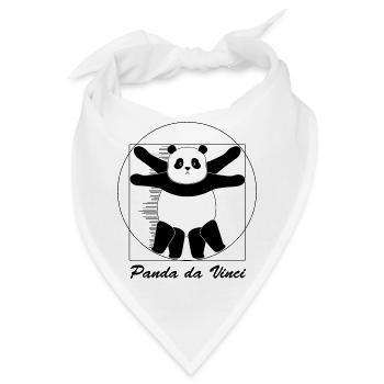 Panda da vinci - Bandana - Weiß - Vorne