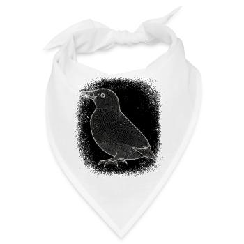 dance birthday present dj choreo chinstrap penguin - Bandana - Weiß - Vorne