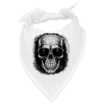 dead back skeleton costume gifts - Bandana - Weiß - Vorne