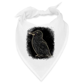 birthday funny funny sayings dancing penguin - Bandana - Weiß - Vorne