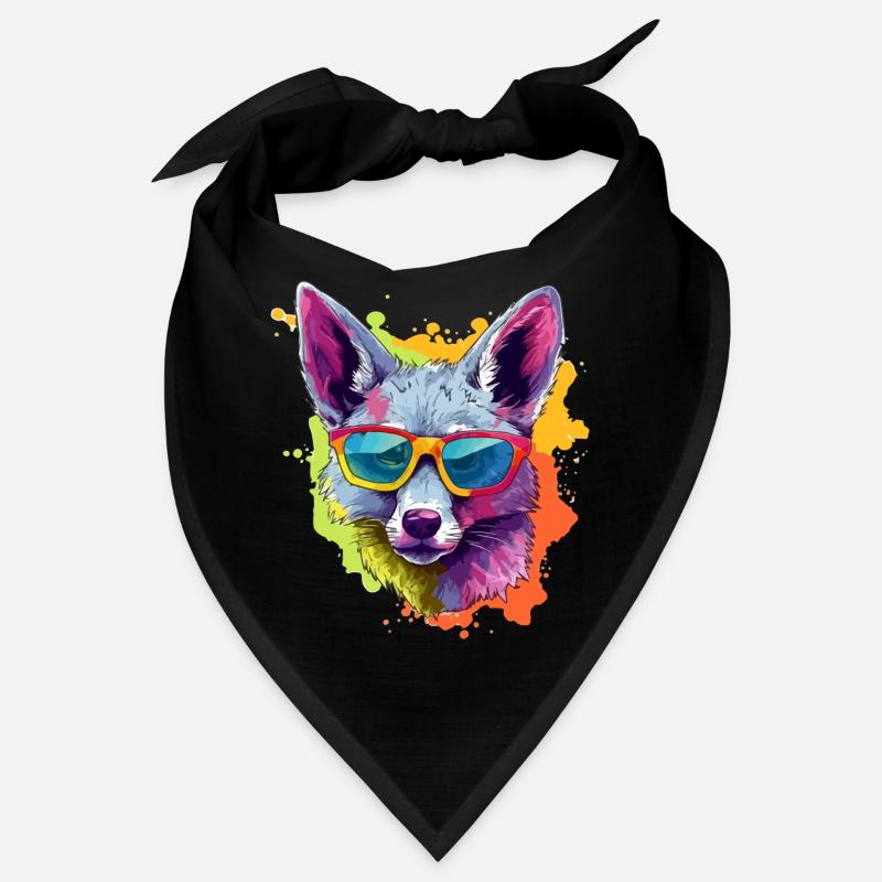 Leo, der Schakal mit der Brille Bandana
