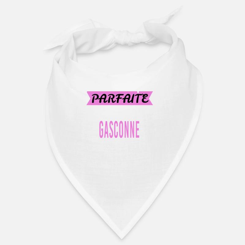 Je ne suis pas parfaite Gasconne - Bandana - blanc