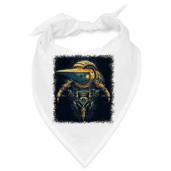birthday present family crest quote animal - Bandana - Weiß - Vorne