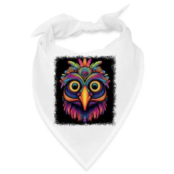 king penguin emperor dancing penguin zoo animal - Bandana - Weiß - Vorne