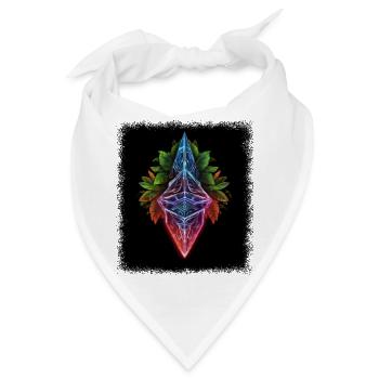 fun love cool present idea geek bird gift pride - Bandana - Weiß - Vorne
