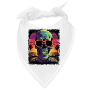 anatomy quote balloons human skeleton humor fun - Bandana - Weiß - Vorne
