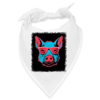 cool gift idea birthday present idea statement - Bandana - Weiß - Vorne
