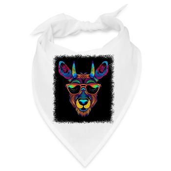 birthday scary fingers happy funny - Bandana - Weiß - Vorne