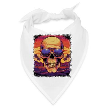 background birthday present idea pigs present - Bandana - Weiß - Vorne