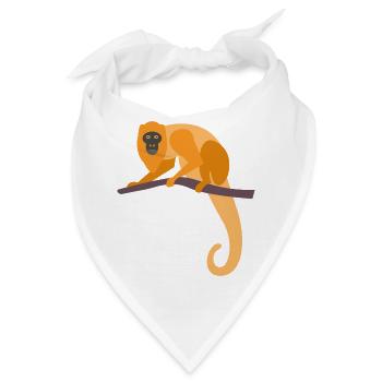 Wildtiere - Bandana - Weiß - Vorne