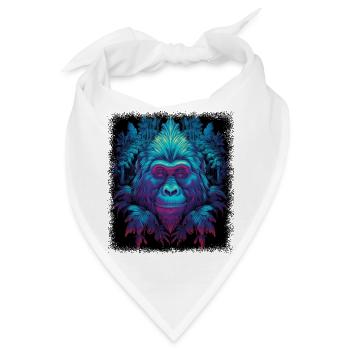 peace green pride bird bday peace symbol happy - Bandana - Weiß - Vorne