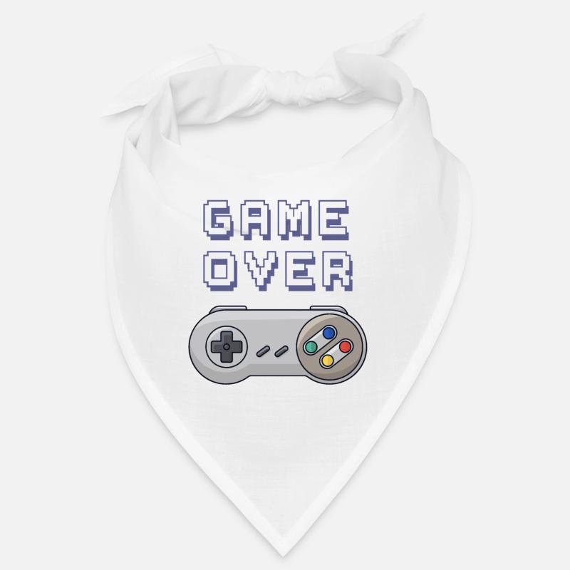 Game Over Retro-Gaming-Controller Bandana