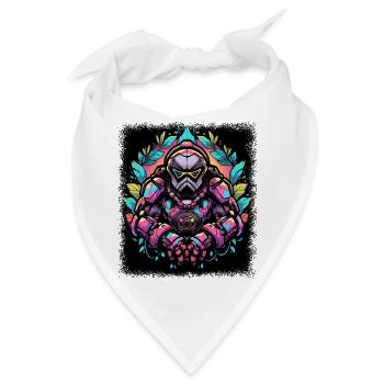 team cool sloth bible verse sloth clothing darth - Bandana - Weiß - Vorne
