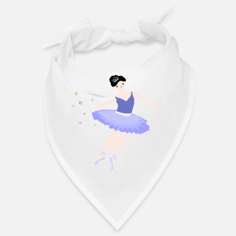 Ballerina Mädchen 4 - Bandana - Weiß