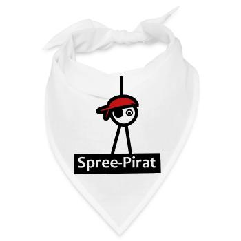 Spreepirat - Bandana - Weiß - Vorne