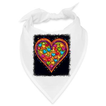 present idea birthday present idea love humor - Bandana - Weiß - Vorne