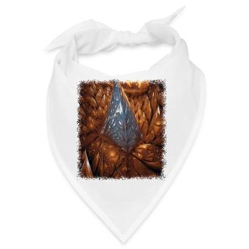 cocoa chocolate lover chocolate lab statement - Bandana - Weiß - Vorne