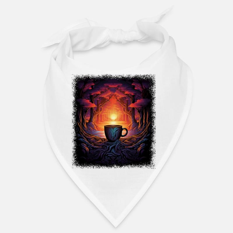 coffee latte coffee mug coffee cup milk statement Bandana