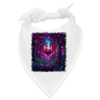 child pride peace movement peace symbol bday - Bandana - Weiß - Vorne