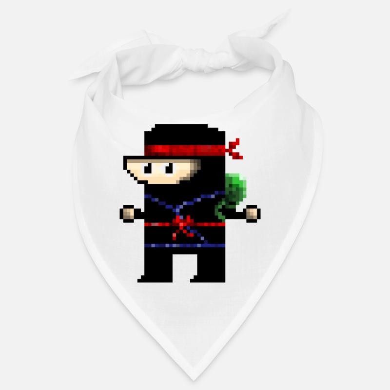 Pixel ninja guerrier Bandana