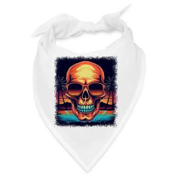 statement dirty balloons bday adult clothing gift - Bandana - Weiß - Vorne