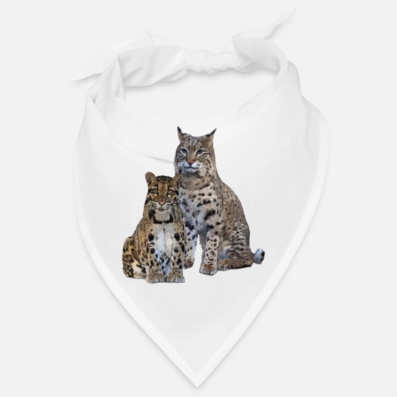 Panthère nébuleuse et lynx Bandana