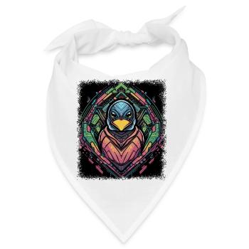 all designs cute penguin winter animal - Bandana - Weiß - Vorne
