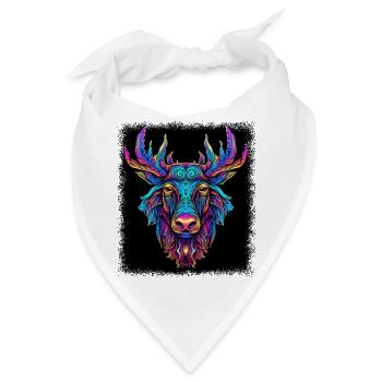 color birthday present caution present idea - Bandana - Weiß - Vorne