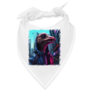 present idea funny sayings awesome present bday - Bandana - Weiß - Vorne