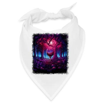 funny hippy anti war bird hippie peace movement - Bandana - Weiß - Vorne