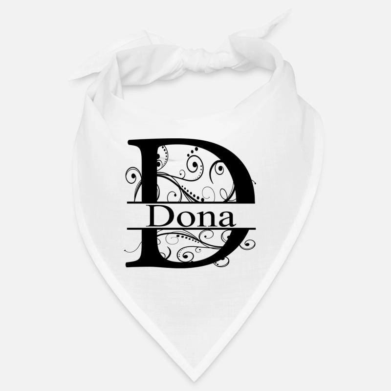 Monogram with the name Dona Bandana