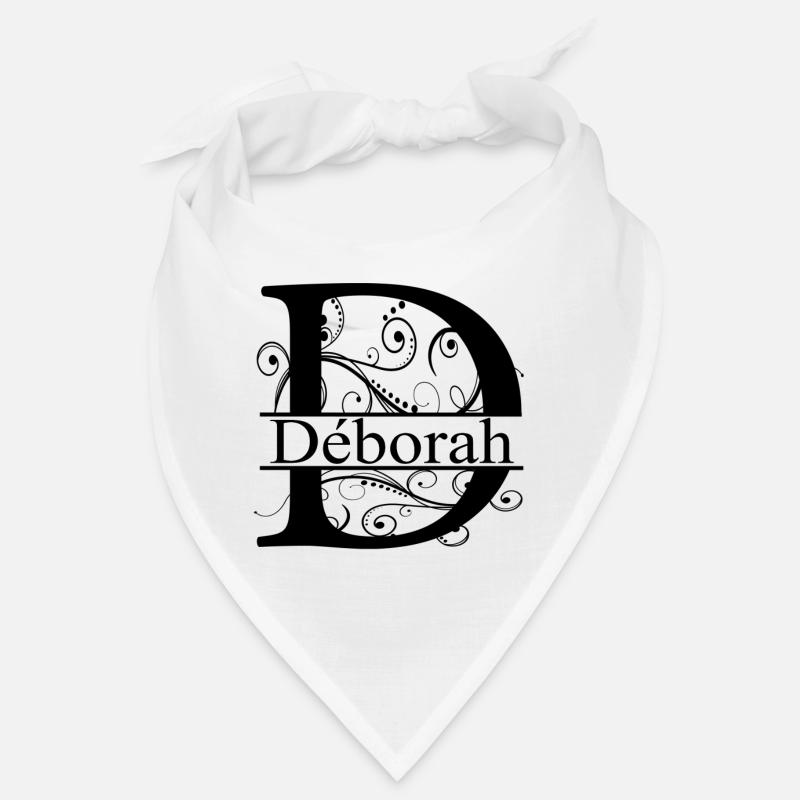 Monogram avec le prénom Déborah Bandana