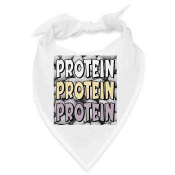 PROTEIN BOHNEN - Bandana - Weiß - Vorne