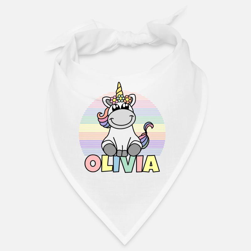 Olivia Einhorn Name Bandana