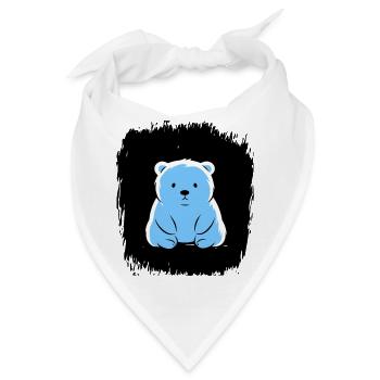 christmas north pole birthday console - Bandana - Weiß - Vorne