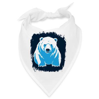 alaska brutality antivalentineday humor north pole - Bandana - Weiß - Vorne