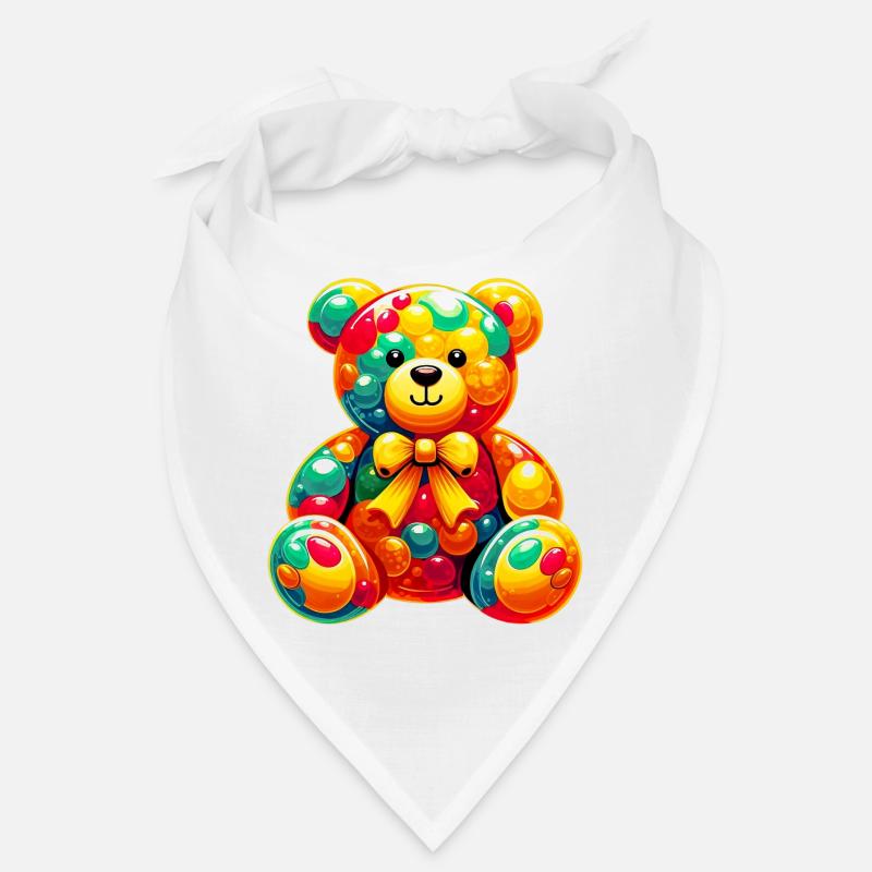 Bear - Bandana - white