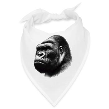 Gorilla - Bandana - Weiß - Vorne
