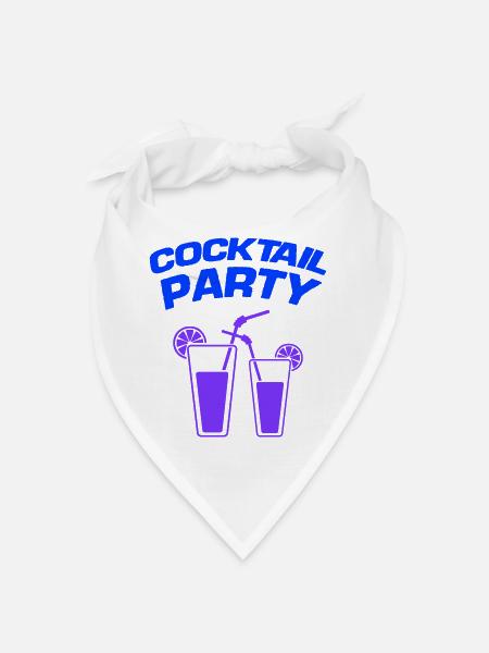 Cocktail - Bandana - blanc - Devant