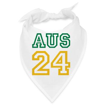 Australia Australien - Bandana - Weiß - Vorne