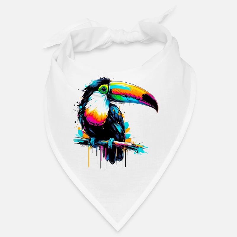 Toucan - Bandana - white