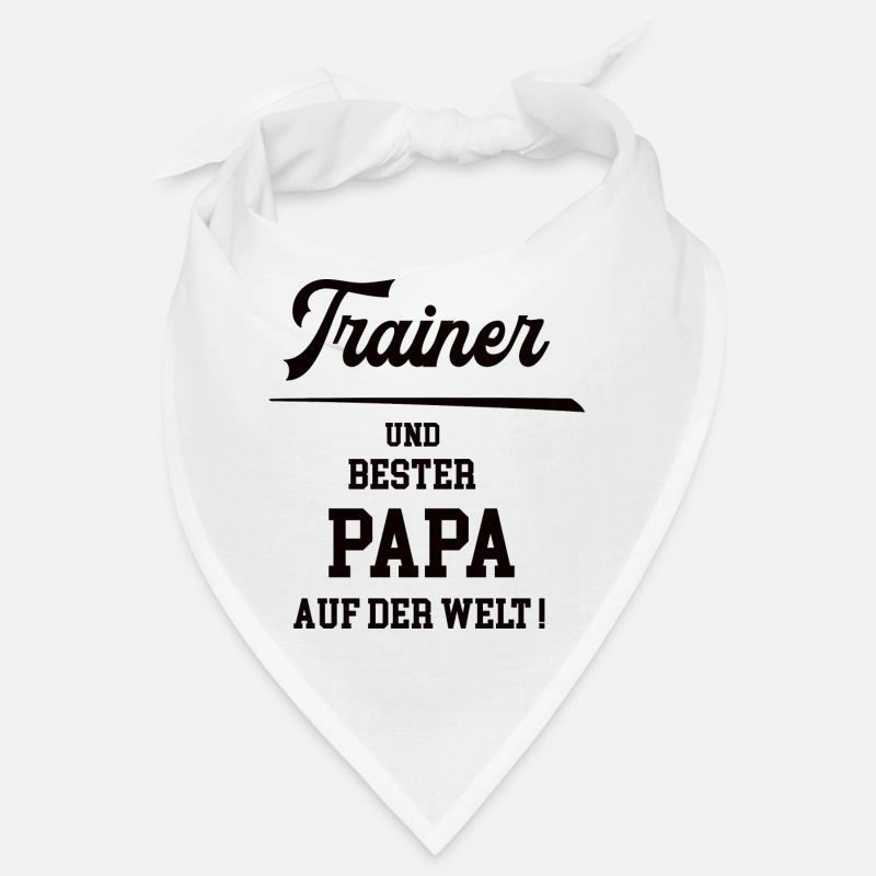 Trainer Coach Training Bester Papa Vater Mann Bandana