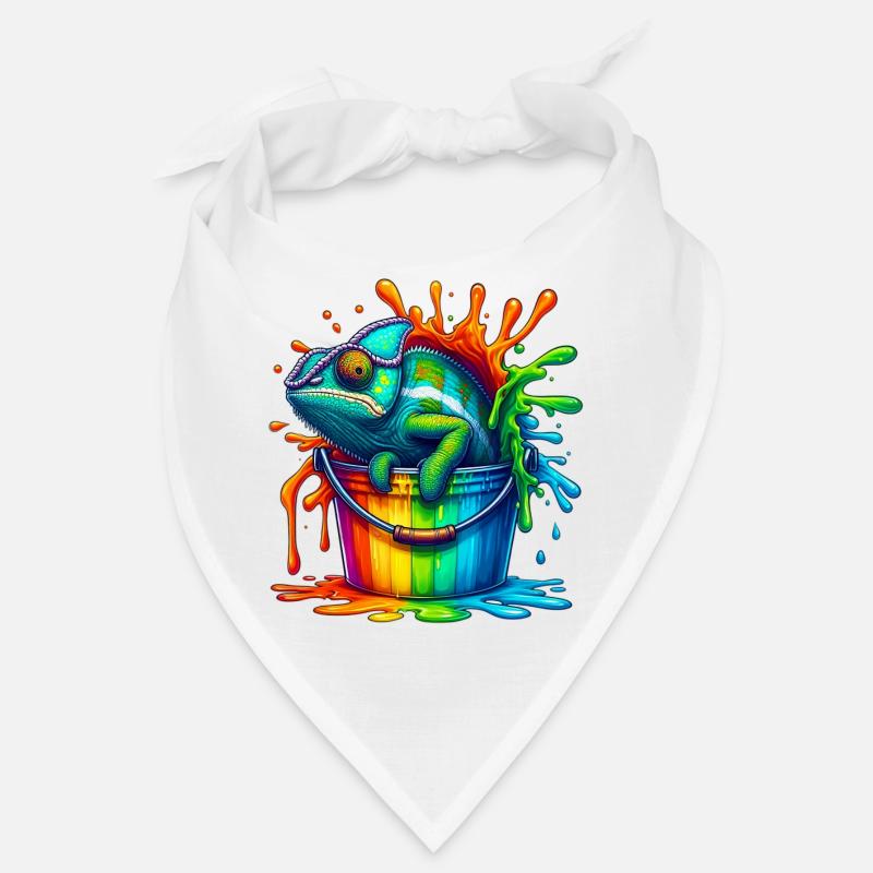 Caméléon - Bandana - blanc
