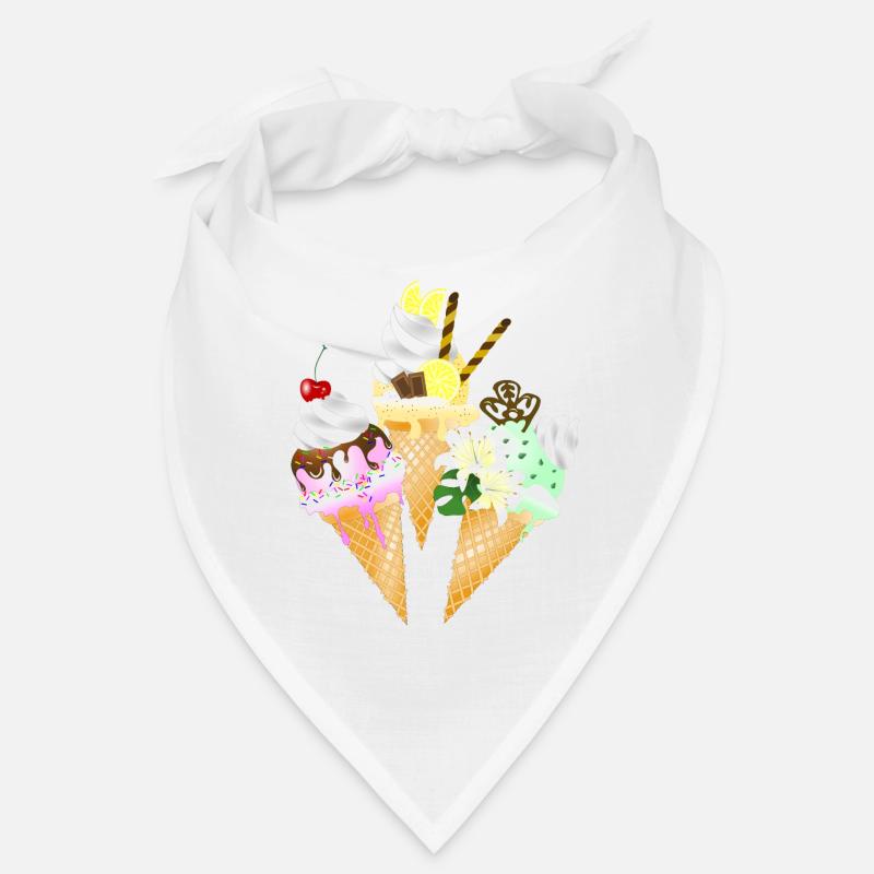 Cornet de crème glacée Bandana