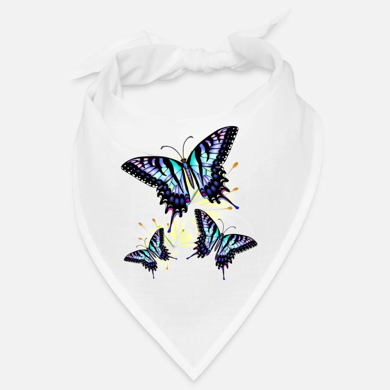 Blauer Schwalbenschwanz Bandana