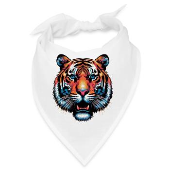 Tiger - Bandana - Weiß - Vorne