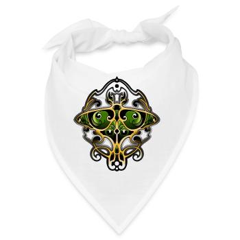 Actias Luna Jugendstil - Bandana - Weiß - Vorne