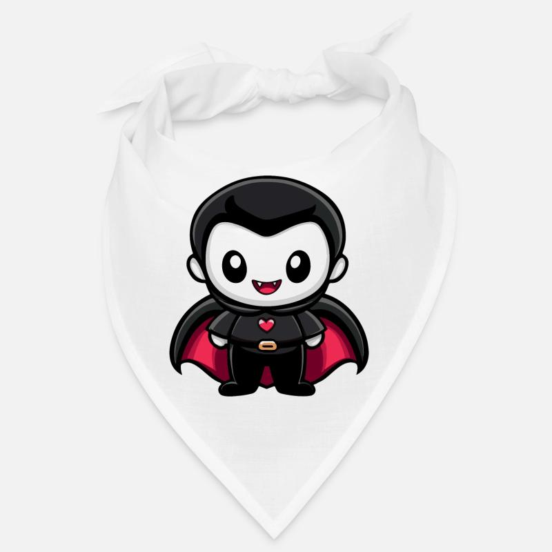 Vampire Halloween Cute Comic Bandana