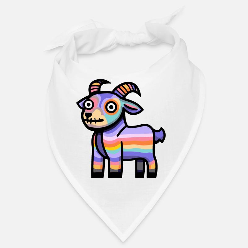 Mountain Goat Halloween Comic Funny Bandana